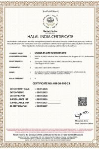Halal certificate
